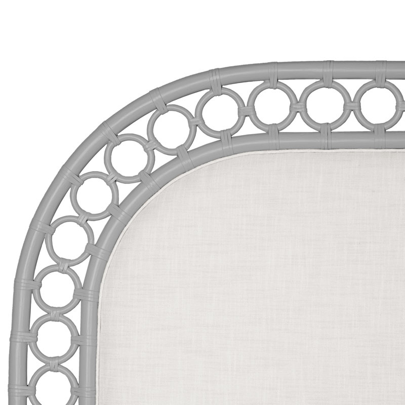 Solana Standard Bed, Twin Extra Long, Light Gray