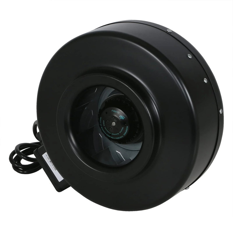 Hurricane Commercial Grade Inline Wall Mount Fan For HVAC & Ventilation Uses, 6 inch