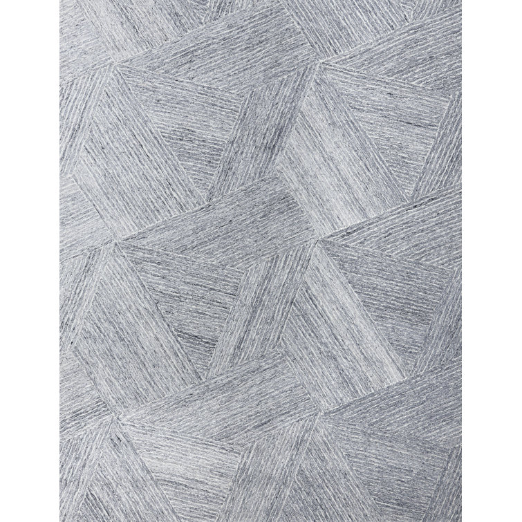 Tapis rectangulaire gris clair Marut