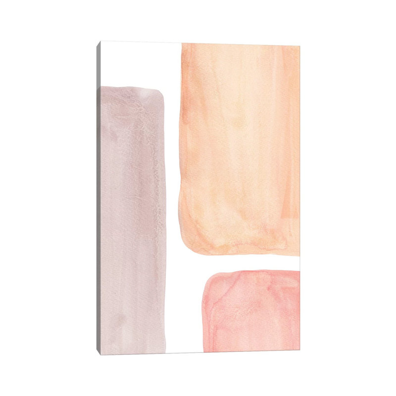 Geometric Shapes by Whales Way - Print on Canvas, 66.04cm H x 45.72cm W x 3.81cm D, Wrapped Canvas