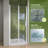 36" -37 1/4" W x 72" H Semi-Frameless Shower Doors Bifold Pivot Swing Hinged Shower Panel with Clear Glass-101876677