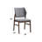 Sarha Armless Side Chair In Light Gray And Walnut (Set Of 2)-105401216