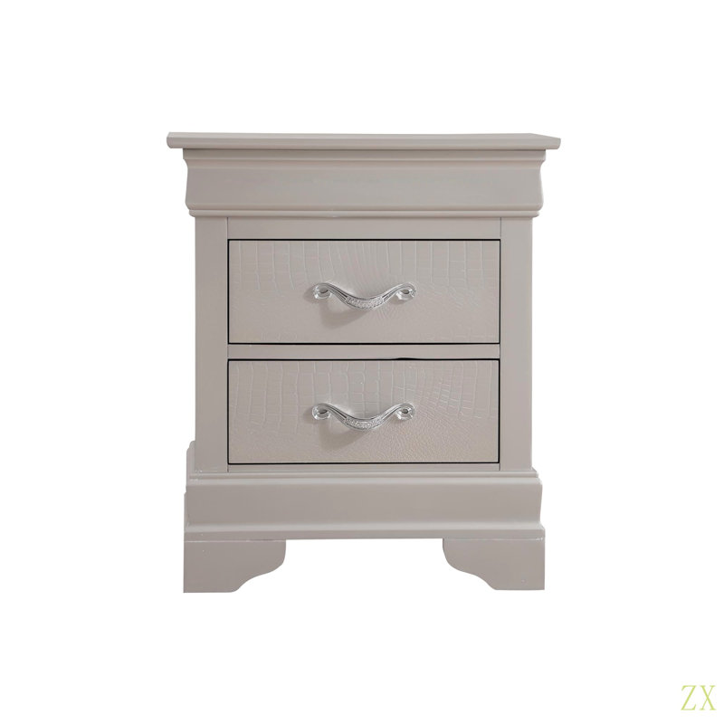Table de chevet élégante, Beige
