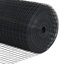  Fence Post Set Set Of 2 Grey, Black Metal, Plastic 25 X 0.5 M