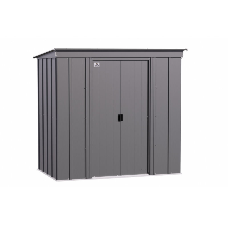 Remise de rangement Classic en acier, 6 x 4, gris anthracite, Gris anthracite