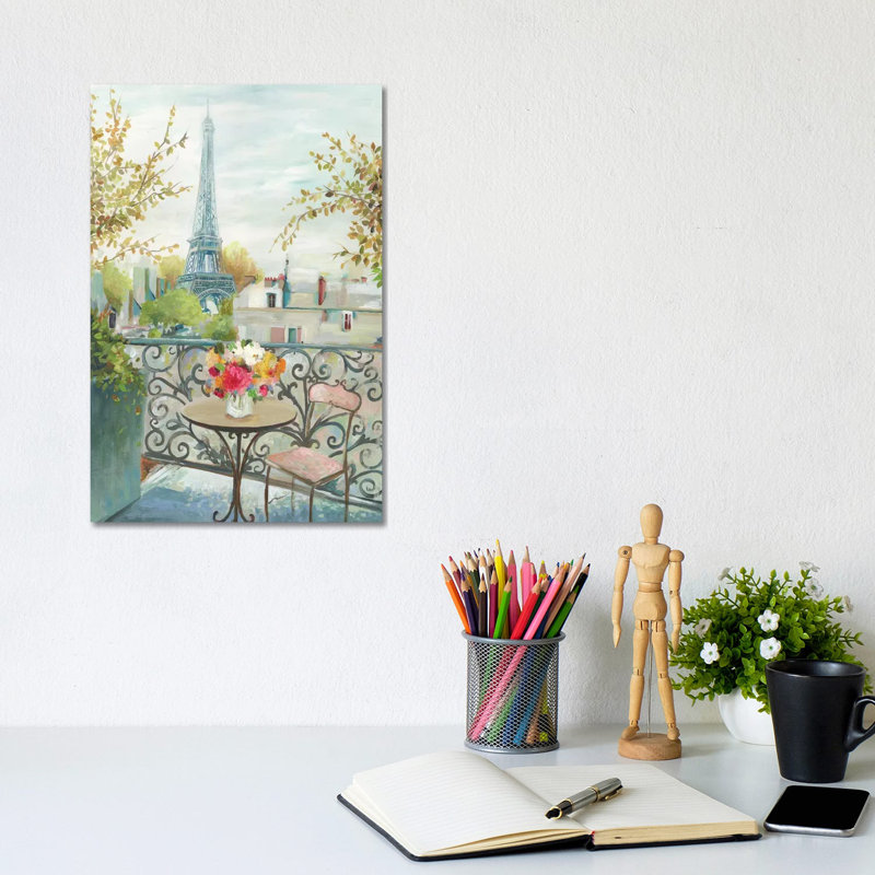 Paris At Noon by Allison Pearce - Wrapped Canvas Painting, 20.32 cm H x 30.48 cm W