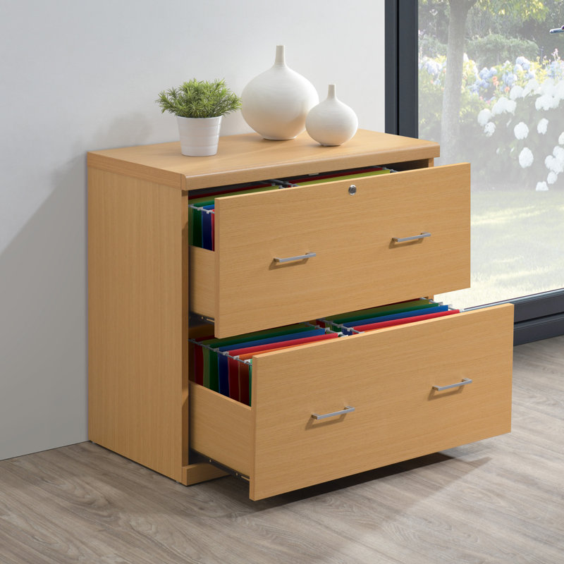 30'' Wide 2 -Drawer File Cabinet, Natural