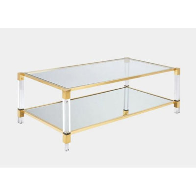 Romel Glass Coffee Table