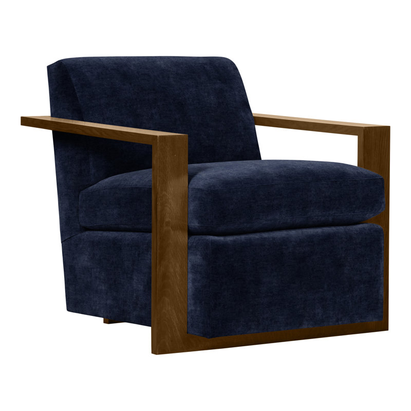 Thom Filicia Home 32" Wide Upholstered Armchair, Wrenn, Nadia Eclipse
