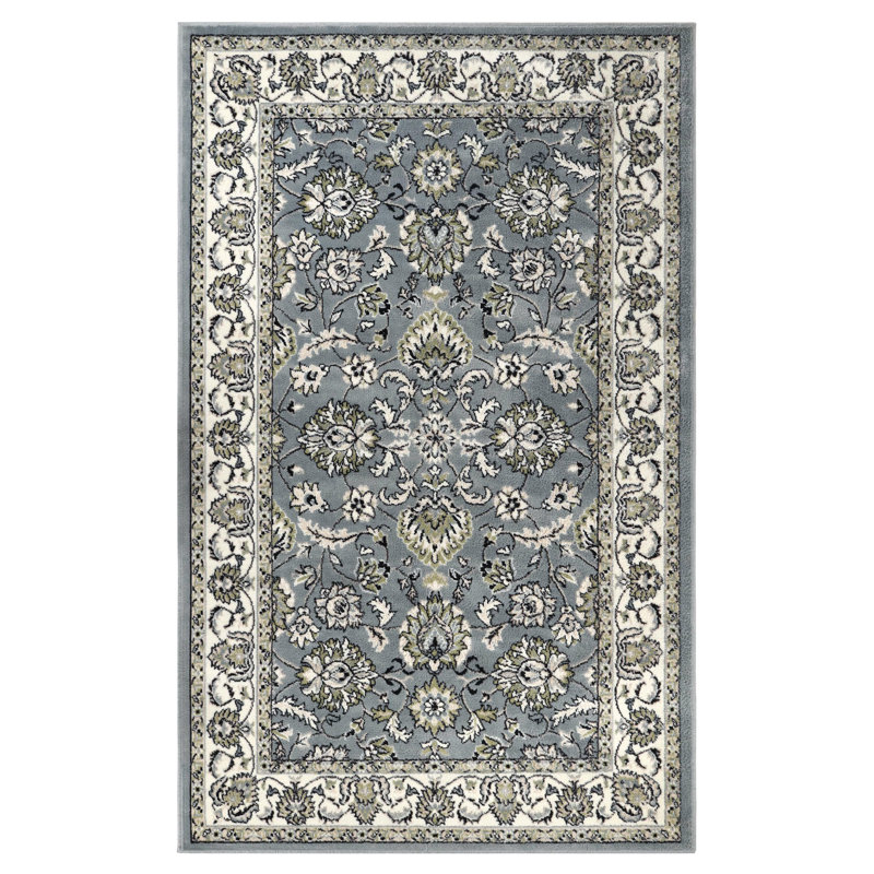  Tapis d'intérieur à volutes 100% polypropylène Aalin, Rectangle 8 pi x 10 pi