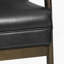 Chaise d'appoint rembourrée Mid-Century