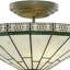 Blarney Glass Semi Flush Mount
