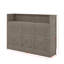 Twin XL Size Murphy Bed With Desk,LED Light And USB Charging Station