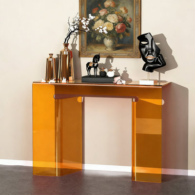 Console moderne en minimalisme en acrylique
