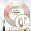 Gold And Pink Paint Fusion - Abstract Round Mirror Wall Decor_MTMIR115855-99621936
