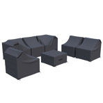 Bhairavi Rattan Sectional Seating Group Cover