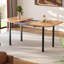 Arkisha Extendable Metal Base Dining Table
