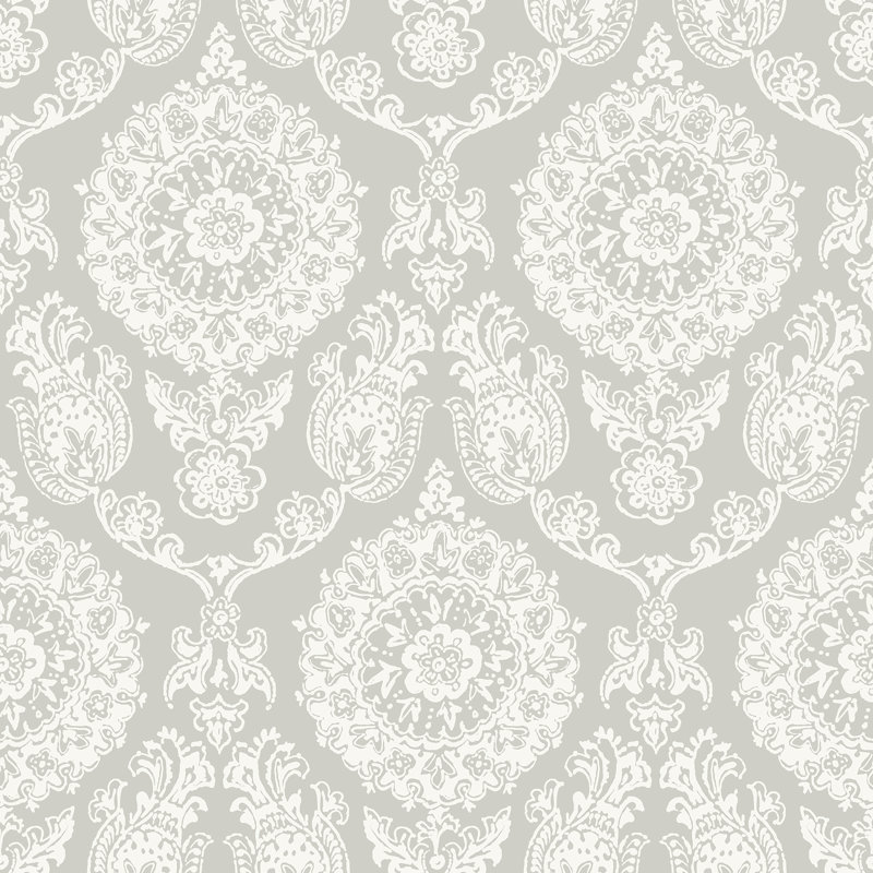Rouleau de papier peint L 33 pi x l 20,5 po Helm, Taupe