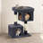 Franjo Manufactured Wood Velvet Cat Tree-1899281645-1908166534