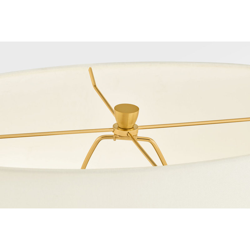 Pente 27 Table Lamp, Deep Ocean Crackle