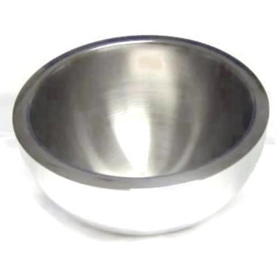 Lipinski Double Wall Olive Hammered Salad Bowl