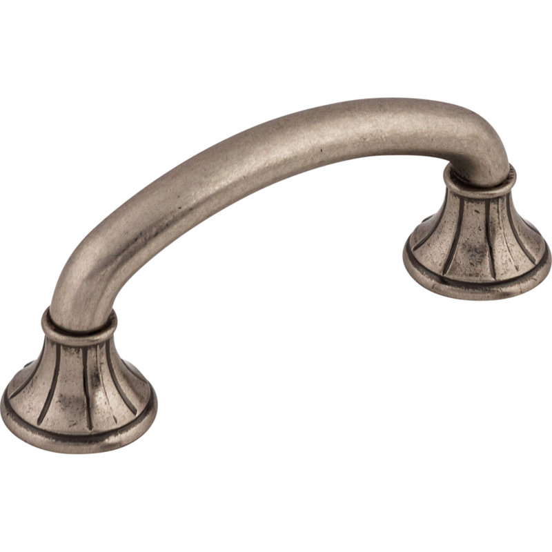 Lund Bar pull, Pewter Antique, 4" Center to Center