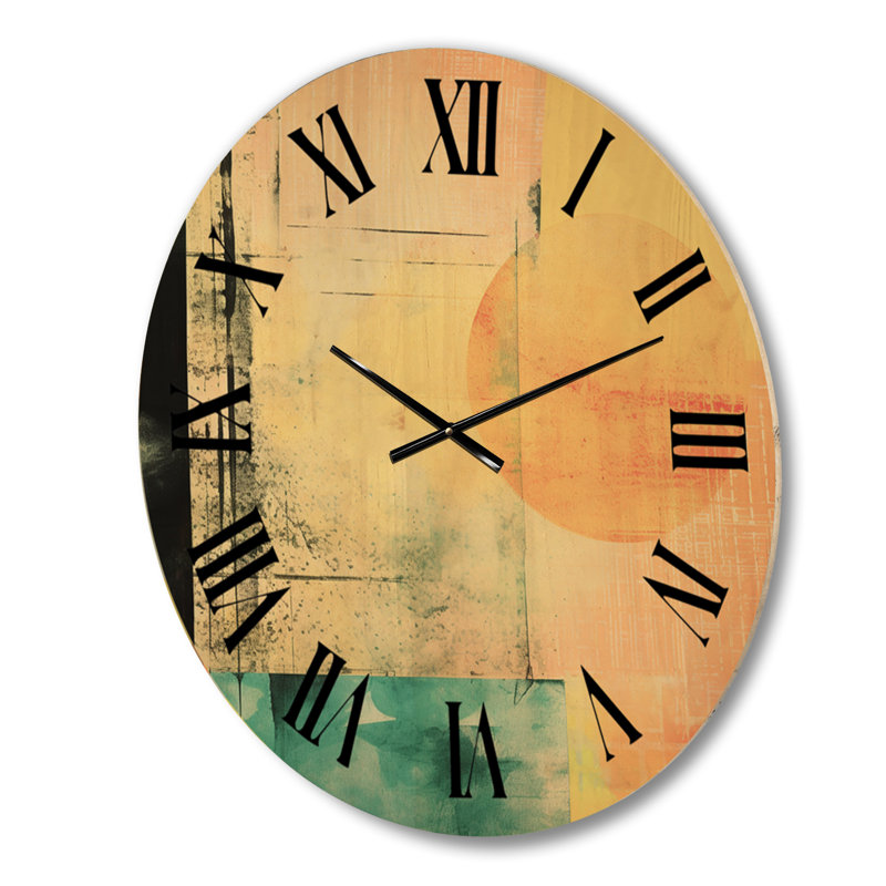 Pleine horloge murale en bois pleine lune, Grand