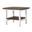 Table d'appoint carrée 21 po, blanc-1678299156