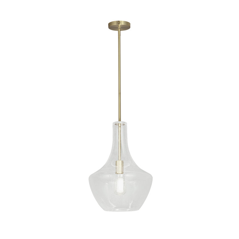 Ocampo 1 - Light Unique/Statement Pendant, Brass, 18" H x 12" W x 12" D