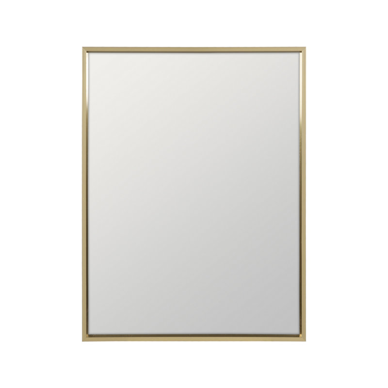 Silverts Aluminium Rectangle Mirror, Golden