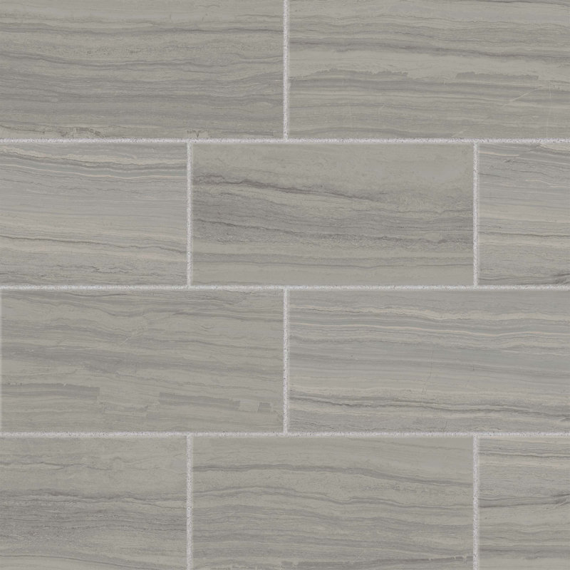 Carreau de porcelaine 12 po x 24 po Highland, Gris / Beige