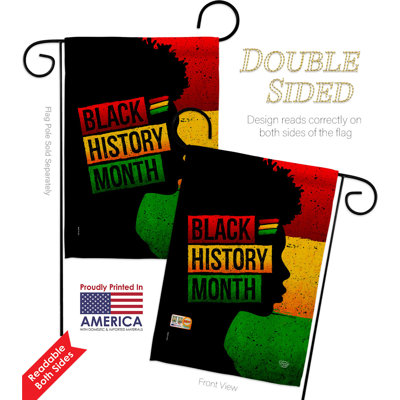 Double Sided 18.5'' H x 13'' W Polyester Flag Set