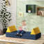 Blocs d'escalade en mousse désossés pour enfants, jouets d'escalade avec housse lavable, ensemble d'escalade et de rampement pour enfants, bleu
