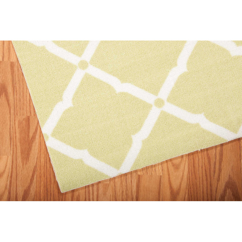 Tapis blanc moderne Dian, Rectangle 4 pi 3 po x 6 pi 3 po