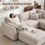 Canapé modulaire rembourré 6 pièces avec repose-pieds 6 pièces-1185601548