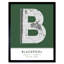 Blackpool City Map Blackpool England United Kingdom City Map - Single Picture Frame Typography