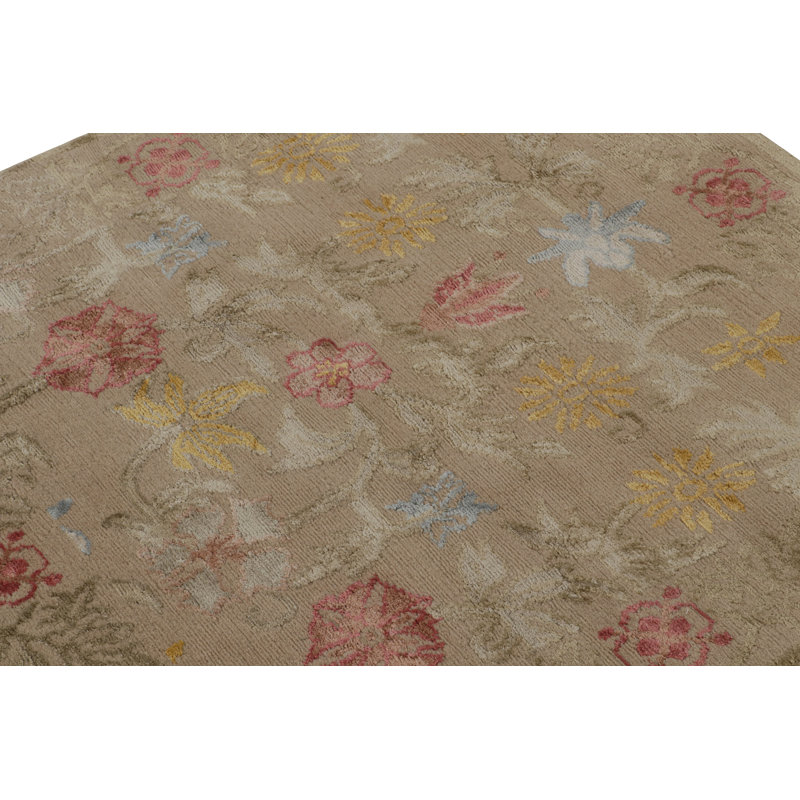 Wool Area Rug, Square 3'