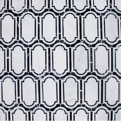 4" x 7" Marble Novelty Mosaic Wall & Floor Tile