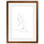 «Nude Contour S Croquis I» par Paul Cezanne - Reproduction d'art sur toile encadrée-327081331-327044509-327044497
