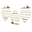 6 supports de rangement pour vernis à ongles 5 niveaux Support de rangement mural en forme de cœur pour salon de manucure