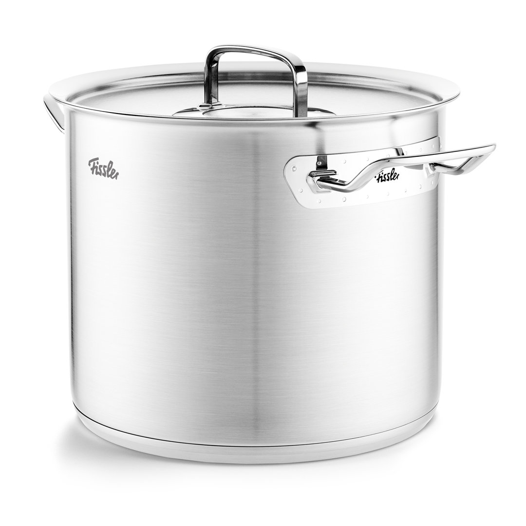 Original-Profi Collection® Tall Stainless Steel Stock Pot With Lid Fissler 