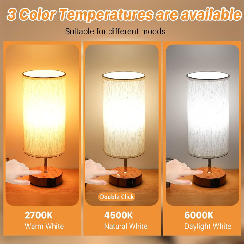 Ensemble de 2 lampes à intensité variable