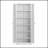 Durable Metal Kitchen Pantry Cabinet With 5 Adjustable Shelves, 72 Inch Tall Freestanding Storage For Home Organization