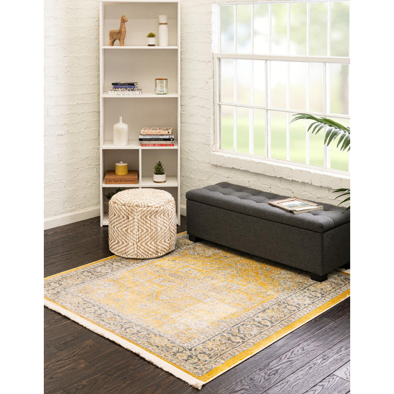 Oriental Indoor Rug, Square 4'