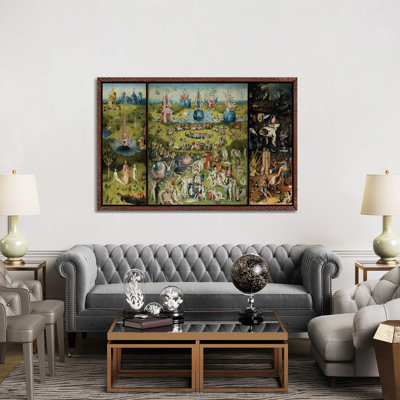 The Garden Of Earthly Delights 1504 by Hieronymus Bosch - Print on Canvas