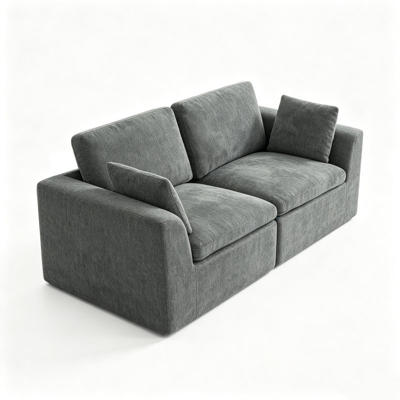 Canapé-lit 74 po Moorebank, Dark Grey