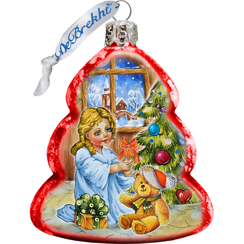 Keepsake 2'' Handmade Glass Holiday Shaped Ornament