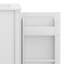 Meuble-lavabo de 20 po avec lavabo en céramique, tablette ajustable en U, support de porte, meuble-lavabo étroit-544438984