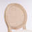 Retro French Country Barstools with Rattan Mesh Backrest and Upholstered Seating, Set of 2