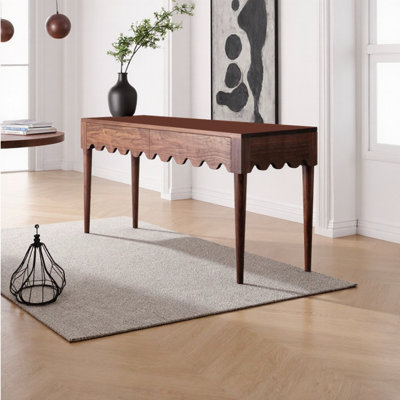 Black walnut mortise-and-tenon structure desk
